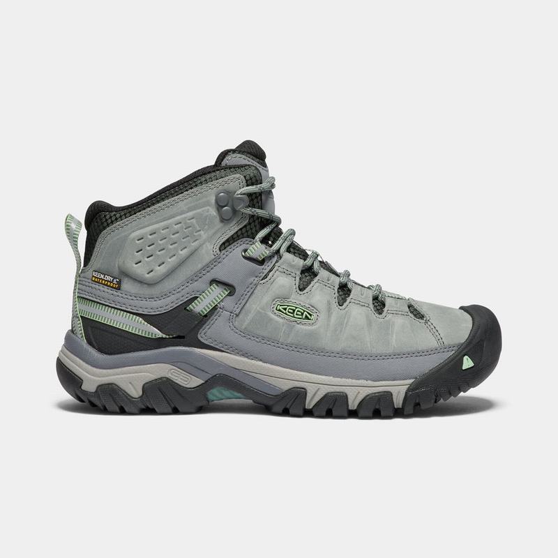 Keen Targhee III Waterproof Mid - Kadın Trekking Bot - Açık Yeşil - Turkey (128597POS)